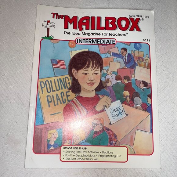 Vintage The Mailbox Magazines Set Of 4 For Teachers August/September 1994-1996 - Picture 7 of 10